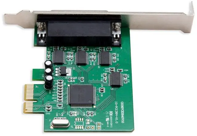 Alt view image 4 of 5 - IO Crest 4 Serial Ports PCI-e Controller Card with Fan-Out Cable and Bundled with Low Profile Bracket SI-PEX15038