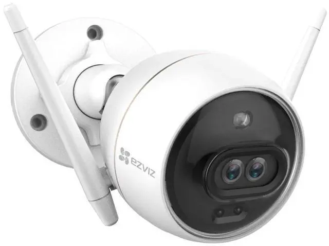 Main image of EZVIZ Outdoor Security Camera Dual Lens 1080P, Excellent Color Night Vision, Active Light & Siren Alarm with PIR Motion Detection, Weather Proof, Two-way Talk, the First Dual Lens Security Camera(C3X)