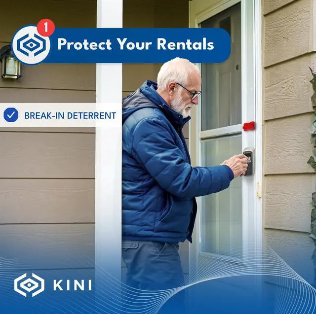 Alt view image 5 of 5 - Kini SafeAlert WiFi Motion Sensor Alarm | Real-Time SMS Notification | Wireless Motion Detector for Gun Safes, Cabinets, Home, Apartments, Office | Easy Install, No Subscription, Rechargeable Battery