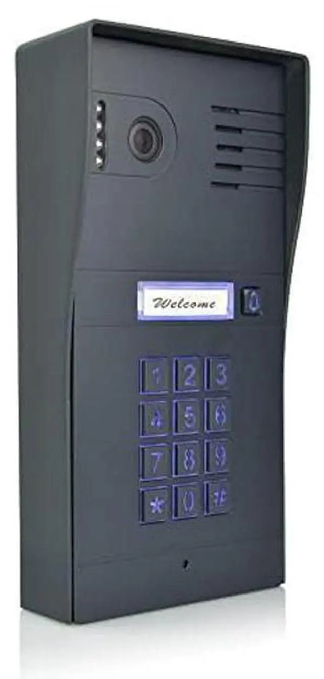 Alt view image 4 of 5 - GBF Smart Video Door Phone & Doorbell Intercom System with a Smart keypad(PL963PMBL-POE)- 1080P Camera, Built in POE, Control Two Locks remotely, Timed Unlock