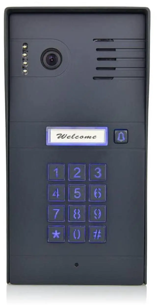 Alt view image 5 of 5 - GBF Smart Video Door Phone & Doorbell Intercom System with a Smart keypad(PL963PMBL-POE)- 1080P Camera, Built in POE, Control Two Locks remotely, Timed Unlock