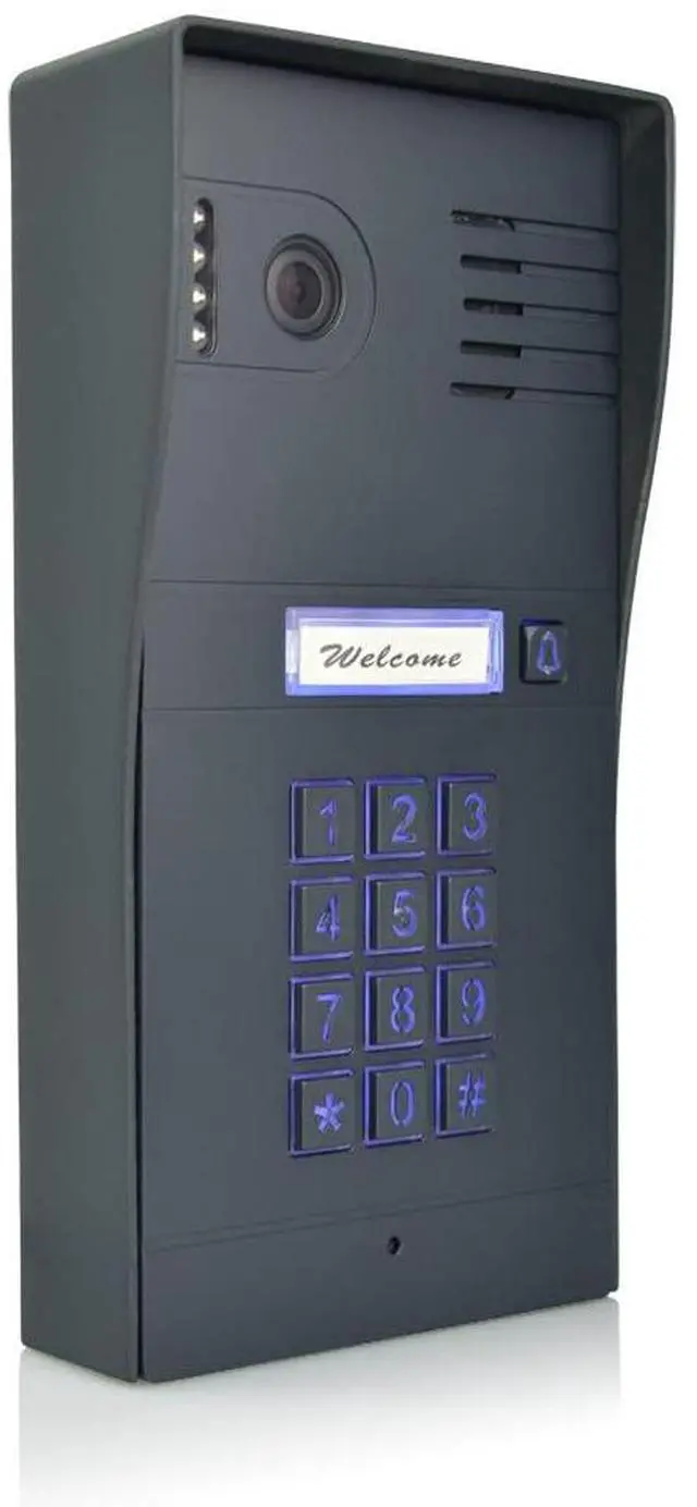 Alt view image 3 of 5 - GBF Smart Video Door Phone & Doorbell Intercom System Kit,1080P HD, Smart Keypad, One 7" Touch Monitor (One 3rd gen IP Door Station PL963PMBL and one IP Indoor Monitor MR920)