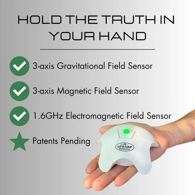 Alt view image 3 of 5 - UFO Detector UAP Detector (ET302W) Magnetic Field Sensor, Gravitational Field Sensor, 1.6GHz EM Field Detector, with Phone app.