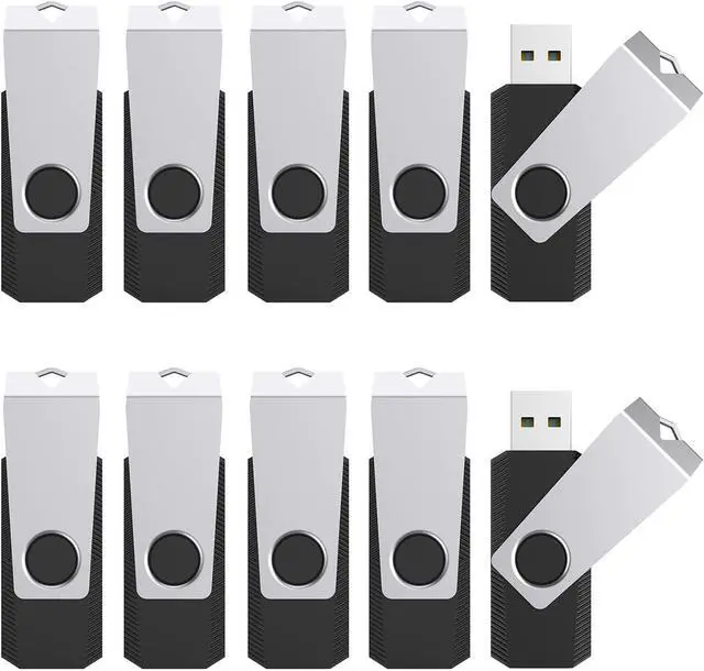 Main image of TOPESEL 100PCS 4GB Flash Drive Bulk Pack, USB 2.0 Flash Drives, Memory Stick, Thumb Drives (4G, 100 Pack, Black)