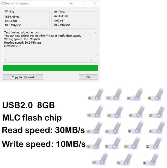 Alt view image 2 of 3 - lcwamy 8GB Flash Drives 100 Pack USB Flash Drive Bulk Pack USB Memory Stick 8GB USB Flash Drive Thumb Drive USB Drives Pack