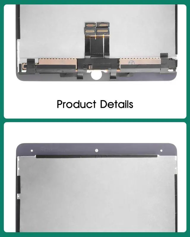 Alt view image 5 of 5 - for iPad Pro 10.5 A1701 A1709 Screen Replacement LCD Display LCD Display Matrix Touch Screen Digitizer Tablet Assembly no Home Button EMC 3140 3141