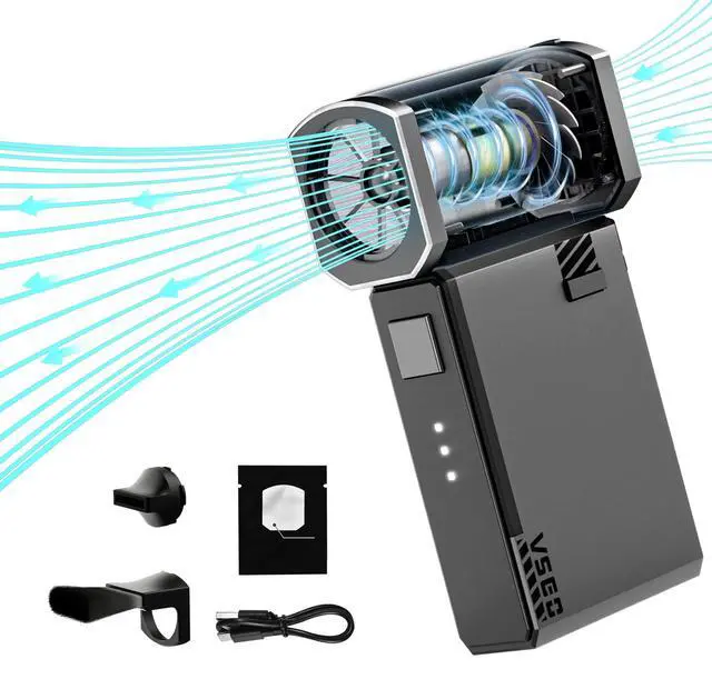 Main image of VSGO Electronic Air Blower Portable Rechargeable Electric Air Duster 100000 RPM Palm Turbo Blower Compatible for Camera, Lens, Keyboard, Laptop, Drone Cleaning