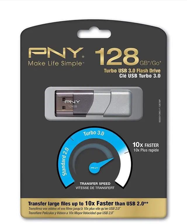 Alt view image 2 of 5 - PNY 128GB USB 3.0 Flash Drive Elite Turbo Attache 3 (Ten Pack) Bundle with (5) Everything But Stromboli Lanyard (P-FD128TBOP-GE)