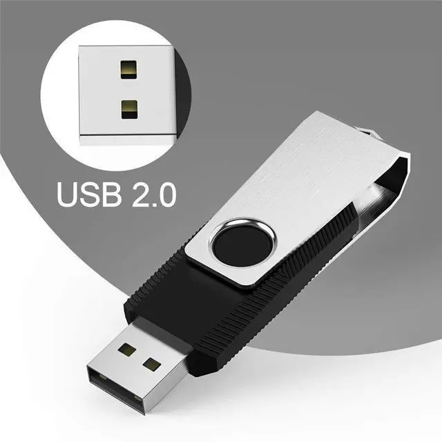Alt view image 5 of 5 - KEXIN Bulk USB 50 Pack 1GB USB Flash Drives Flash Drive Thumb Drive Bulk Flash Drives Swivel USB 2.0 (1G, 50PCS, Black)