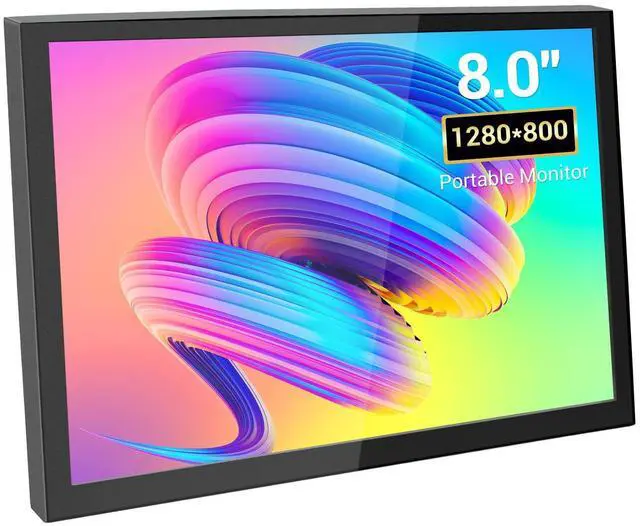 Main image of VIEWMEI Touch Screen Monitor Portable Monitor, 8 Inch Mini HDMI Screen Display,1280 * 800 Resolution Laptop Monitor for PC Laptop Compatible with Raspberry Pi Game Consoles