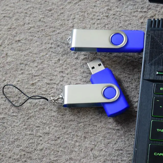 Alt view image 4 of 4 - lcwamy 512MB Flash Drives 100 Pack Bulk USB Flash Drives Pack Wholesale Thumb Drive Pack USB Drives Pack USB Memory Stick (Blue 512MB 100PCS)