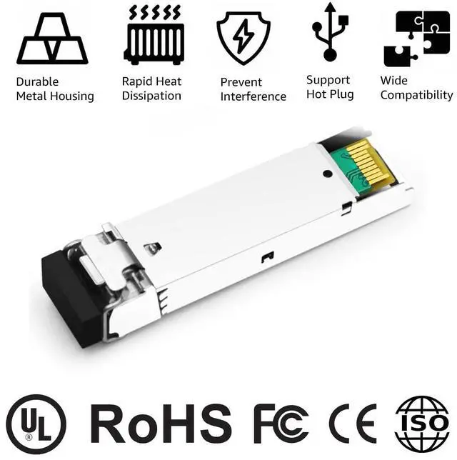 Alt view image 4 of 5 - OPSTRAN 10GBASE-SR SFP+ Optical Transceiver Module Compatible with Fortinet FN-TRAN-SFP+SR FS-TRAN-SFP+SR FG-TRAN-SFP+SR 850nm 300m DDM Duplex LC MMF 4 Pack