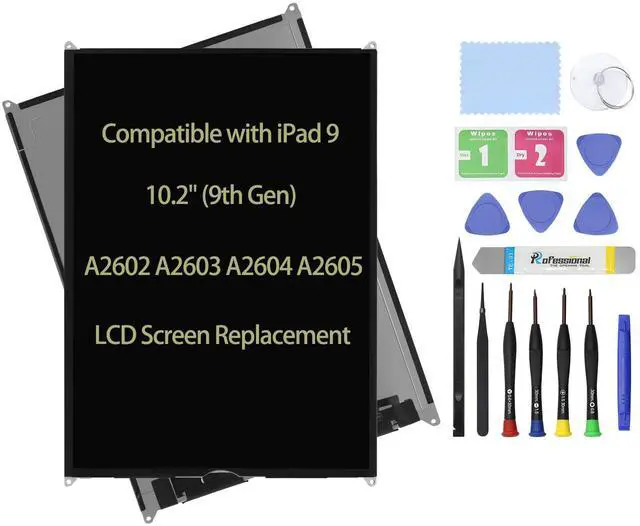 Main image of Daplinno LCD Screen Replacement 10.2" Compatible with iPad 9 9th Gen A2602 A2603 A2604 A2605 Display LCD Screen Replacement Premium Repair Kit (Panel Only)