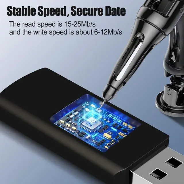 Alt view image 2 of 5 - EASTBULL 8GB USB Flash Drive Bulk Thumb Drives 50 Pack with Lanyards USB 2.0 Memory Sticks Zip Drive Pen Drive for Storage and Backup Black 50PCS 8GB