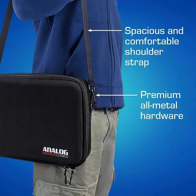 Alt view image 3 of 5 - Analog Cases 13" MacBook Pro Hard Shell Pulse Case, Compatible with 2016-2025 M1 / M2 / M3 13" MacBook Pro & 2018-2024 MacBook Air Laptop Models, Hardshell Travel Case with Shock Absorbent EVA Insert