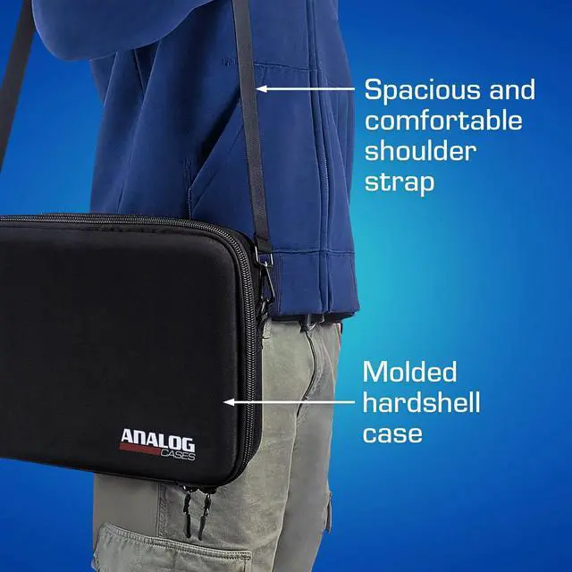 Alt view image 3 of 5 - Analog Cases 16" MacBook Pro Hard Shell Case, Compatible with 2020-2024 M1 / M2/ M3 16-Inch MacBook Pro Laptop, Shock Absorbent Padded Hardshell Case