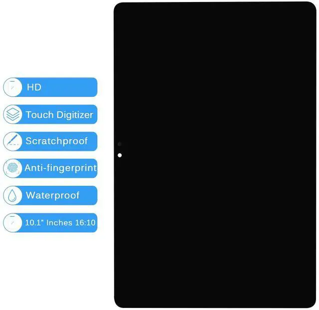 Alt view image 2 of 5 - for  Fire HD 10 HD10 2021 11th Generation T76N2B Screen Replacement for  Fire HD10 Plus T76N2P LCD Display Touch Screen Digitizer Assembly Repair Parts Kit with Tools (Black)
