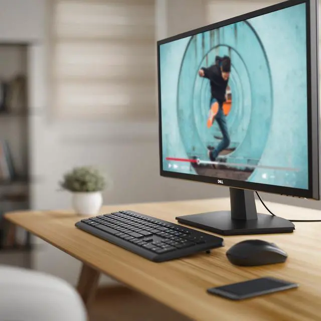 Alt view image 2 of 5 - Dell Monitor 27" SE2722H (3 Years Replacement Warranty/CIE1931 72%, CIE1976 84% / AMD FreeSync(tm) / Full HD / Matte / HDMI, VGA)