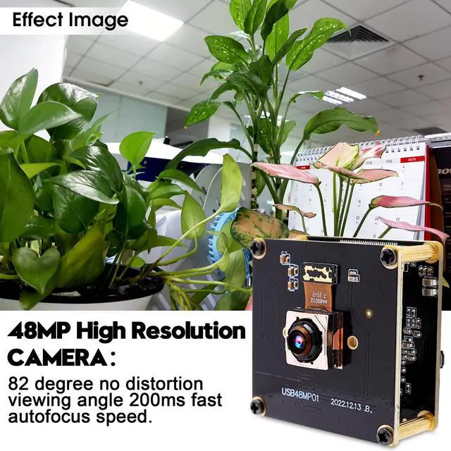 Alt view image 2 of 5 - ALPCAM 48MP USB Camera Module 200ms Fast Autofocus Camera with 70 Degree Lens Industrial Webcam Board 8000 * 6000 Webcam for Laptop PC Raspberry pi Jetson Nano