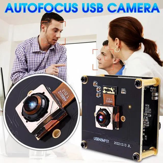 Alt view image 3 of 5 - ALPCAM 48MP USB Camera Module 200ms Fast Autofocus Camera with 70 Degree Lens Industrial Webcam Board 8000 * 6000 Webcam for Laptop PC Raspberry pi Jetson Nano
