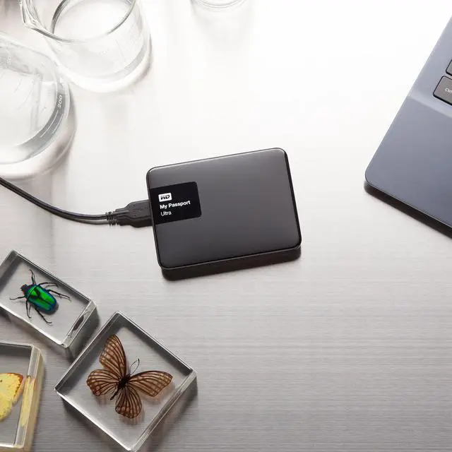Alt view image 2 of 3 - WD 2TB Black My Passport Ultra Portable External Hard Drive - USB 3.0 - WDBBKD0020BBK-NESN
