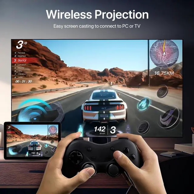 Alt view image 5 of 5 - UMIDIGI 10 inch Android 13 Gaming Tablet with Helio G99 Octa Core Processor 16GB (8+8Extend) RAM & 128GB (up to 1TB) ROM, 4G LTE Tablet with Dual SIM Card Slots GPS Bluetooth Cellular and WiFi