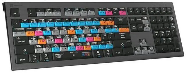 Alt view image 3 of 5 - LogicKeyboard ASTRA 2 Series Mac Wired Backlit Keyboard for Adobe Graphic Designer, US English
