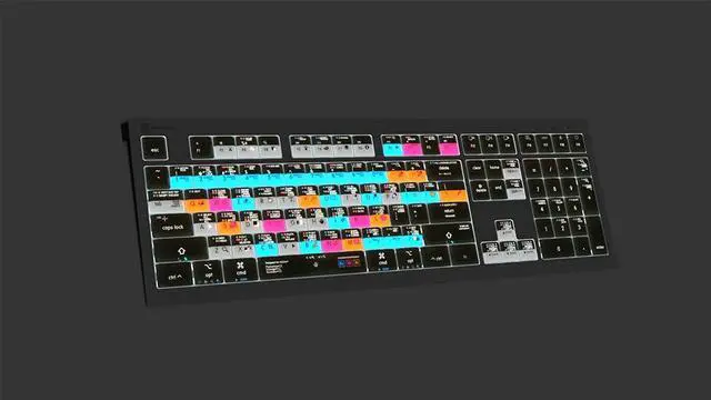 Alt view image 4 of 5 - LogicKeyboard ASTRA 2 Series Mac Wired Backlit Keyboard for Adobe Graphic Designer, US English