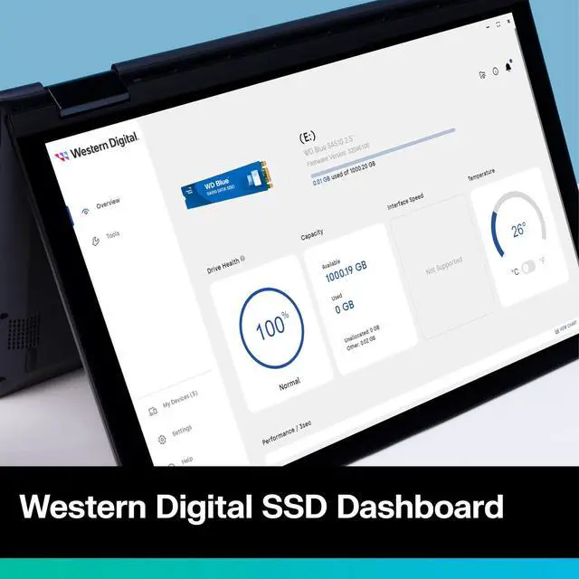Alt view image 4 of 5 - Western Digital 2TB WD Blue SA510 SATA Internal Solid State Drive SSD - SATA III 6 Gb/s, M.2 2280, Up to 560 MB/s - WDS200T3B0B