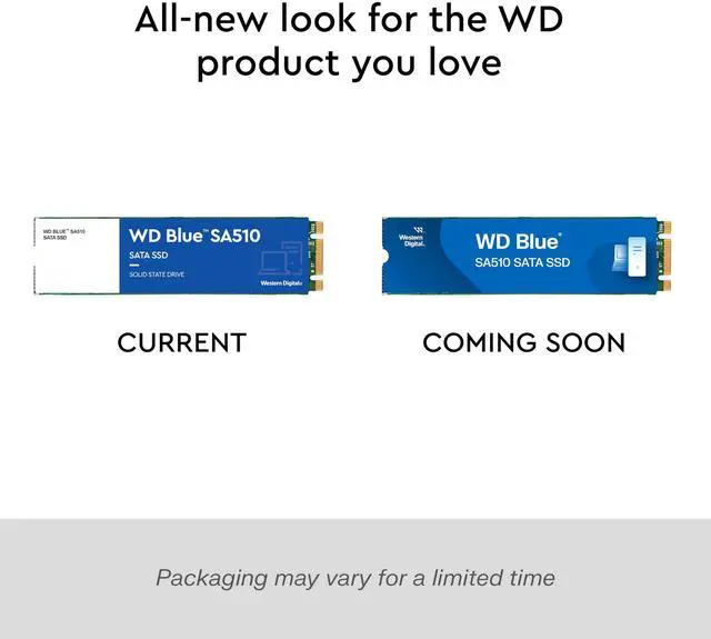 Alt view image 5 of 5 - Western Digital 2TB WD Blue SA510 SATA Internal Solid State Drive SSD - SATA III 6 Gb/s, M.2 2280, Up to 560 MB/s - WDS200T3B0B