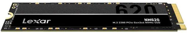 Alt view image 5 of 5 - Lexar NM620 SSD 2TB PCIe Gen3 NVMe M.2 2280 Internal Solid State Drive, Up to 3300MB/s Read, for Gamers and PC Enthusiasts (LNM620X002T-RNNNU)