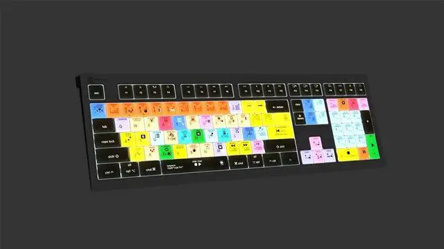 Alt view image 5 of 5 - Logickeyboard Backlit 'Astra2' Designed for Composing in Apple Logic Pro * p/n LKB-LOGXP2-A2M-US