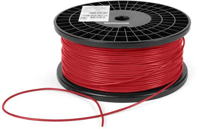 Alt view image 3 of 5 - Elite Cat6 Stranded 28AWG (cm Rated) - Ultra Slim Ethernet, 1000ft, Unshielded Twisted Pair (UTP), Pure Stranded Copper, UL Listed, Ultra Flexible, Reel, Red | Create Custom Patch Cables