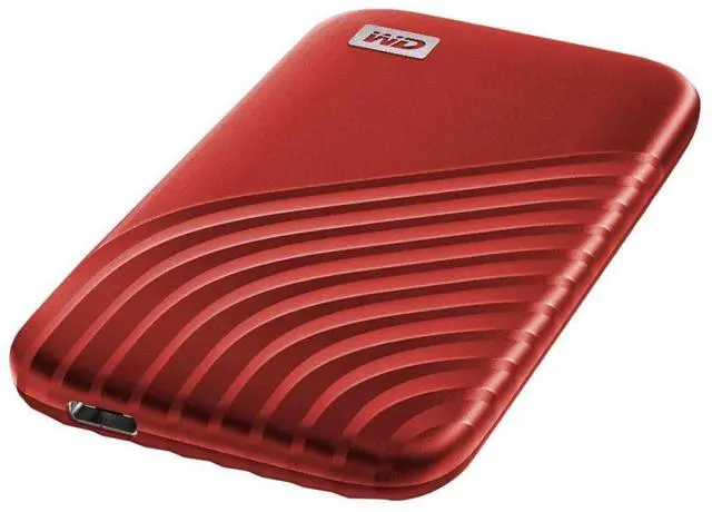Alt view image 5 of 5 - WD 1TB My Passport SSD Portable External Solid State Drive, Red, Sturdy and Blazing Fast, Password Protection with Hardware Encryption - WDBAGF0010BRD-WESN