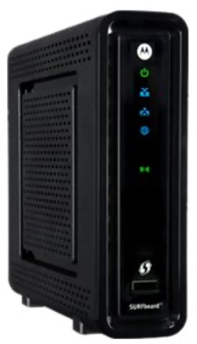 Alt view image 5 of 5 - ARRIS SURFboard SBG6580 DOCSIS 3.0 Cable Modem/ Wi-Fi N300 2.4Ghz + N300 5GHz Dual Band Router - Retail Packaging Black (570763-006-00)