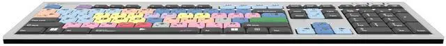 Alt view image 5 of 5 - Logickeyboard 'Slimline' Designed for use with Avid Media Composer on Windows PC * 'Classic' Layout * p/n LKBU-MCOM4-AJPU-US