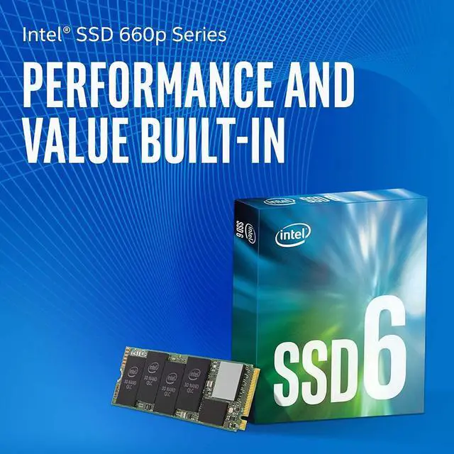 Alt view image 5 of 5 - Intel 660p 1TB m.2 2280 PCIe Encrypted Internal SSD SSDPEKNW010T8X1
