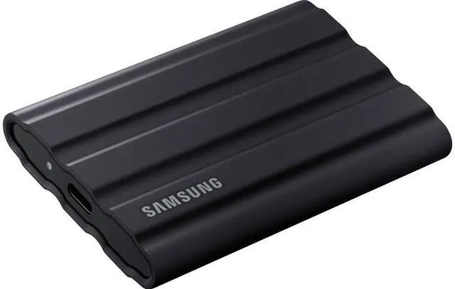 Main image of Samsung Portable SSD T7 Shield, 1TB, USB 3.2 Gen.2, 1050MB/s Read, 1000MB/s Write, Robust External Hard Drive Outdoor for Mac, PC and Smartphone, Black, MU-PE1T0S/EU