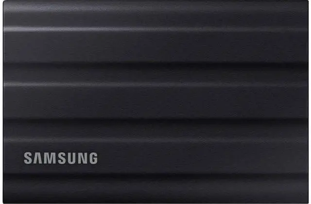 Alt view image 2 of 5 - Samsung Portable SSD T7 Shield, 1TB, USB 3.2 Gen.2, 1050MB/s Read, 1000MB/s Write, Robust External Hard Drive Outdoor for Mac, PC and Smartphone, Black, MU-PE1T0S/EU