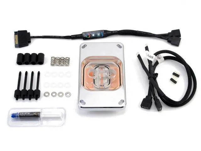 Alt view image 2 of 5 - XSPC Raystorm Neo Waterblock, AMD CPU (AM4), Chrome