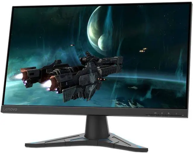 Alt view image 3 of 5 - Lenovo G24e-20 23.8" Full HD WLED Gaming LCD Monitor - 16:9 - Black