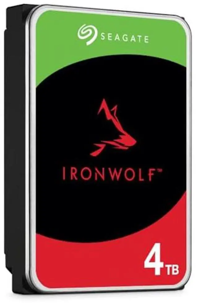 Alt view image 2 of 5 - Seagate IronWolf ST4000VN006 4 TB Hard Drive - 3.5" Internal - SATA (SATA/600) - Conventional Magnetic Recording (CMR) Method