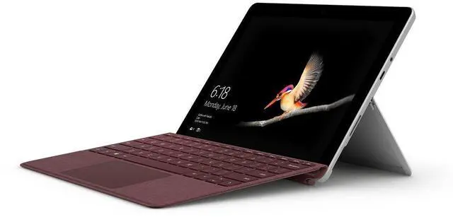 Alt view image 2 of 4 - Microsoft Surface Go Alcantara Signature Type Cover (KCS-00041) Burgundy