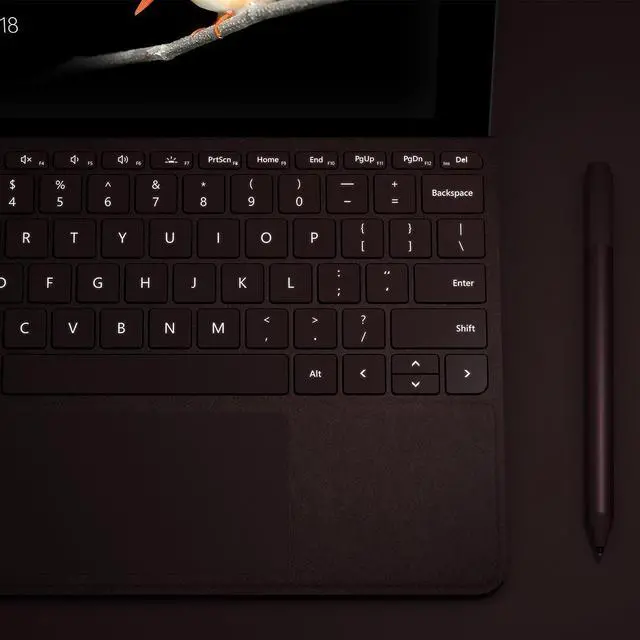Alt view image 4 of 4 - Microsoft Surface Go Alcantara Signature Type Cover (KCS-00041) Burgundy