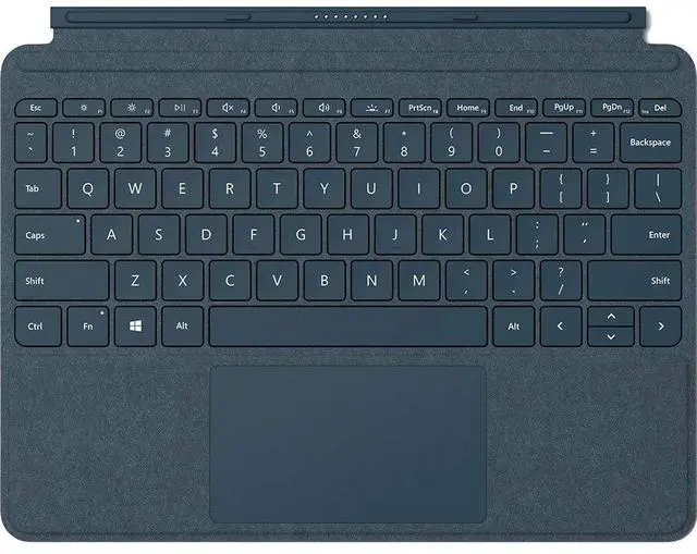 Main image of Microsoft Surface Go Alcantara Signature Type Cover, Model 1840 (KCS-00021) Cobalt Blue