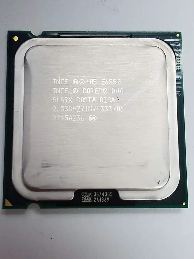 Alt view image 3 of 3 - Intel E6550 Dual-CORE 2.33GHZ 4MB L2 Cache 1333MHZ FSB Processor ONLY