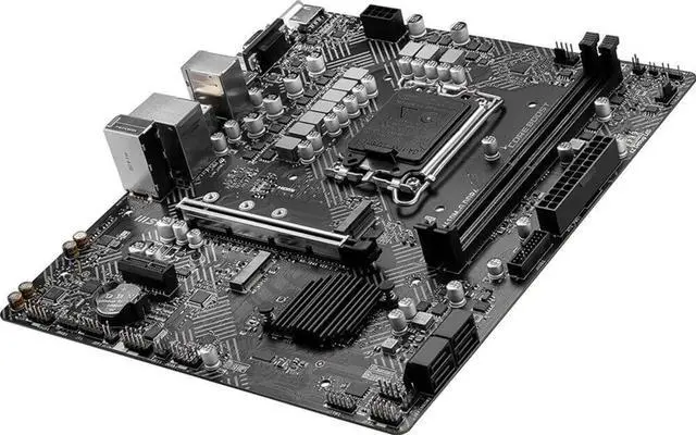 Alt view image 5 of 5 - MSI PRO H610M-G DDR4 Motherboard (12th/13th/14th Gen Intel Core, LGA 1700 Socket, DDR4, PCIe 4, SATA 6Gb/s, 1Gbps LAN, M.2 Slots, USB 3.2, mATX)