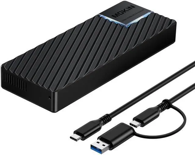 Main image of M.2 NVMe Enclosure,40Gbps M.2 Enclosure SSD Enclosure Compatible for M4/Pro/Max MacBook Mac mini,Support SSD Size 2230/2242/2260/2280 B+M M-Key PCIe Compatible with Thunderbolt 3/4/USB4/3.2/3.1