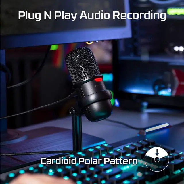 Alt view image 5 of 5 - HyperX - Streamer Starter Pack (SoloCast Wired USB Condensor Microphone and Cloud Core Wired 7.1 Surround Sound Gaming Headset)