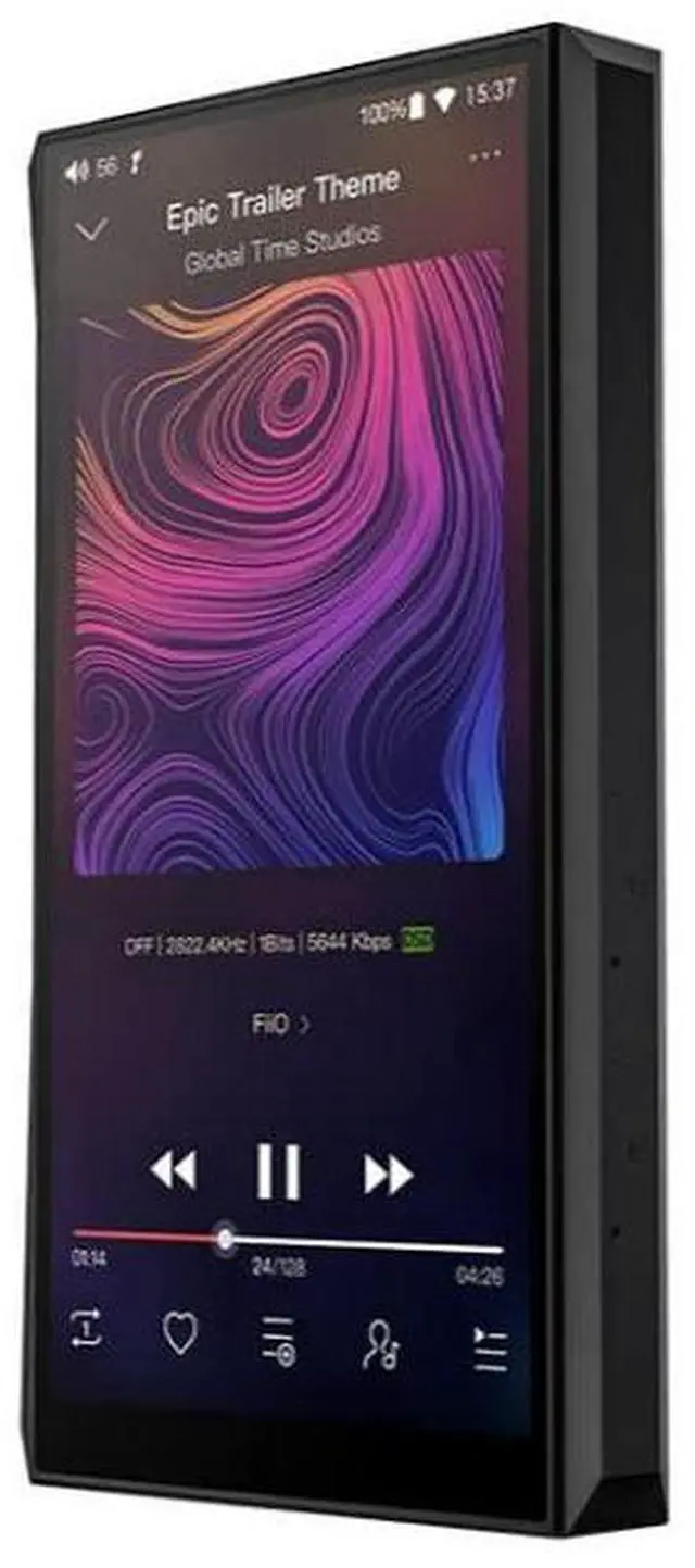Alt view image 4 of 5 - FiiO M11S Hi-Res MP3 Music Player with Dual ES9038Q2M, Android 10 Snapdragon 660, 5.0inch, Lossless DSD/MQA, 5G WiFi/Apple Music/Tidal/ Music 4.4mm 2.5mm/3.5mm/4.4mm Black